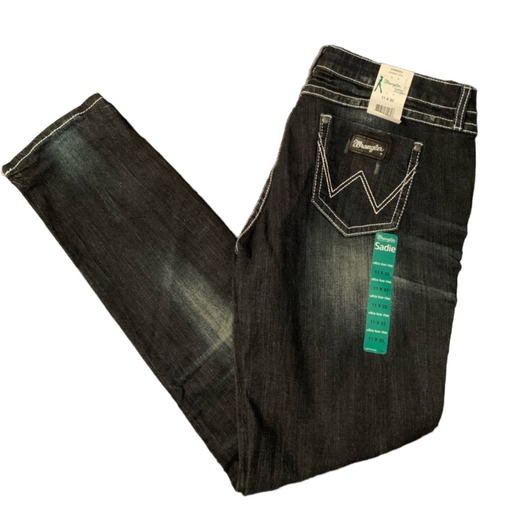 NWT Wrangler Premium Patch Ultra Low Rise Skinny Jeans